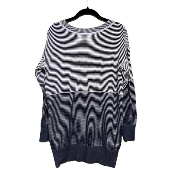 Anthropologie Daily Practice Ribbed Knit Stripe Sweater Dress - Picture 3 of 9